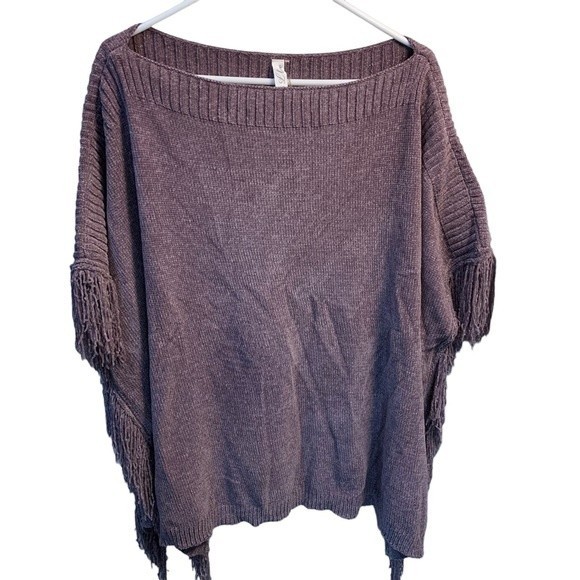 Sweaters - LLove Pullover Purple Sweater Poncho. Size Small Medium.